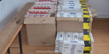 Peste 9.000 pachete țigări depistate la graniţa cu Ucraina