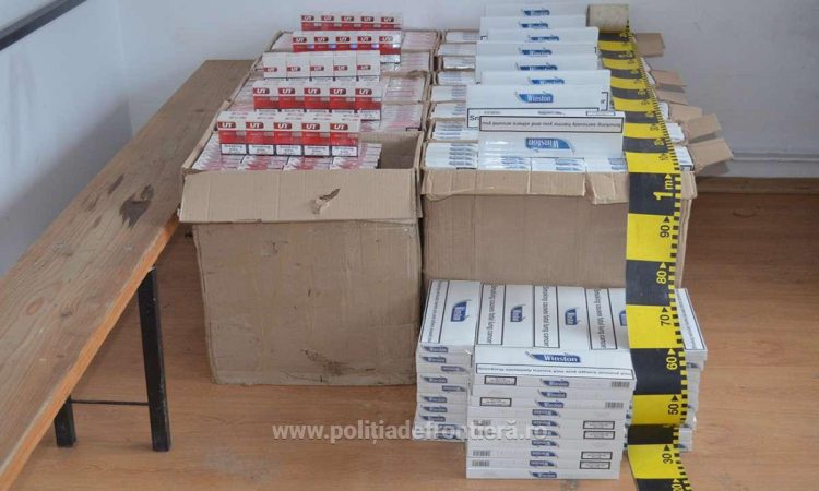 Peste 9.000 pachete țigări depistate la graniţa cu Ucraina