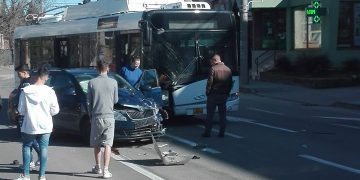 Accident pe Strada 22 Decembrie din Baia Mare