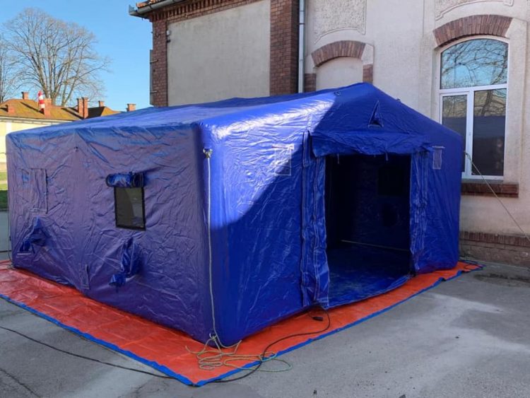 Conducerea Spitalului Municipal Sighetu Marmației anunță instalarea unui cort de triaj