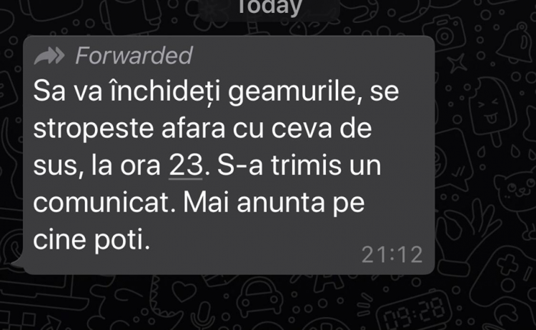 Ești din Baia Mare și ai primit acest mesaj? – Nu te panica, este FAKE NEWS!