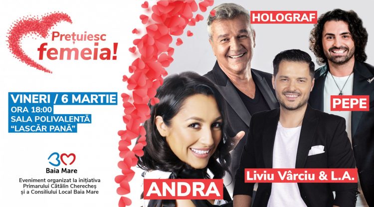 Prețuiesc femeia! Spectacol dedicat doamnelor și domnișoarelor cu ocazia zilei de 8 Martie