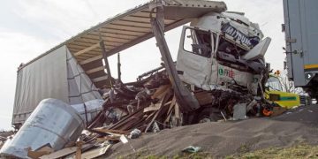 Şofer român de TIR, moarte cumplită în Ungaria. Patru camioane lovite pe autostradă