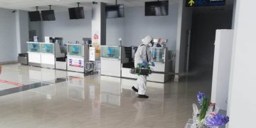 Măsuri pentru prevenirea coronavirusului: dezinfecție la Aeroportul Internațional Maramureș – foto