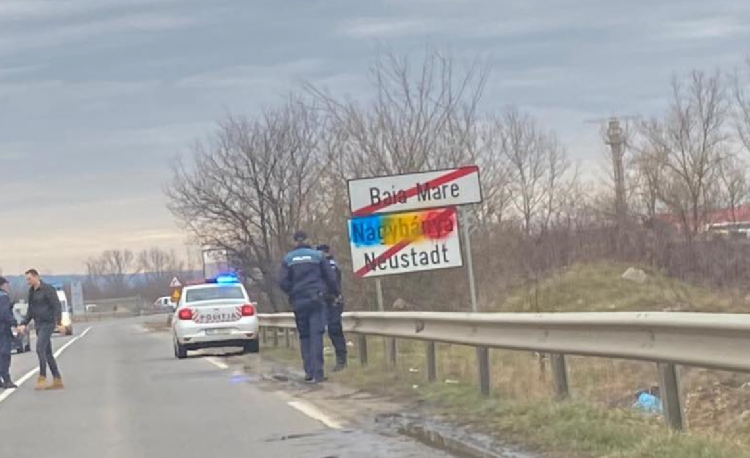 „Ardealul, pământ românesc!” – Au fost vandalizate plăcuțele de la intrarea în Baia Mare