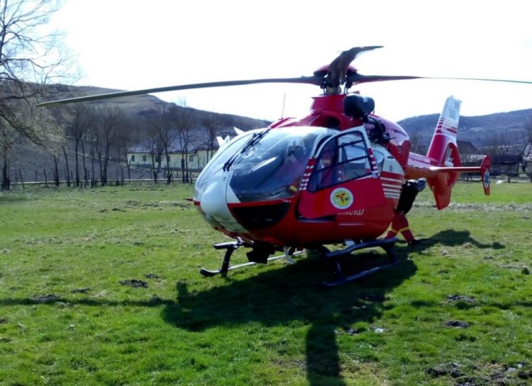 Accident grav de circulație. A fost solicitat elicopterul SMURD
