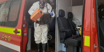 Intervenţie în forţă. Risc radiologic la PTF Sighetu Marmației – foto