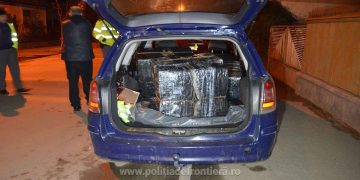 Maramureşean cercetat pentru contrabandă și 6.500 pachete cu țigări confiscate