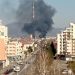 Flăcări până la cer pe strada Electrolizei de la un foc scăpat de sub control – VIDEO