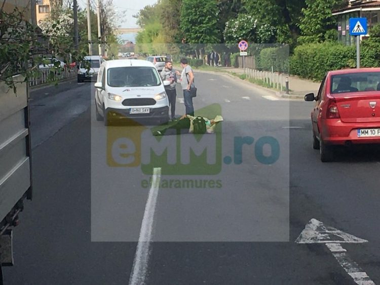 Pieton lovit pe str. Victoriei – GALERIE FOTO