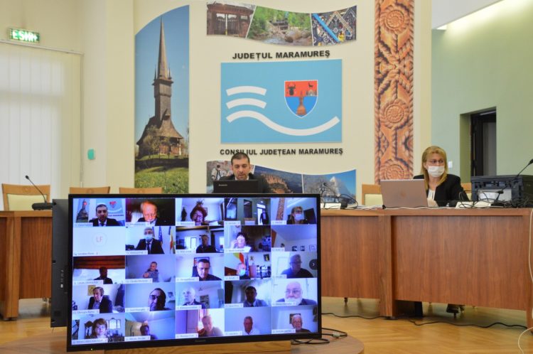 Șapte proiecte de hotărâre aprobate în ședința ordinară a Consiliului Județean Maramureș din luna aprilie