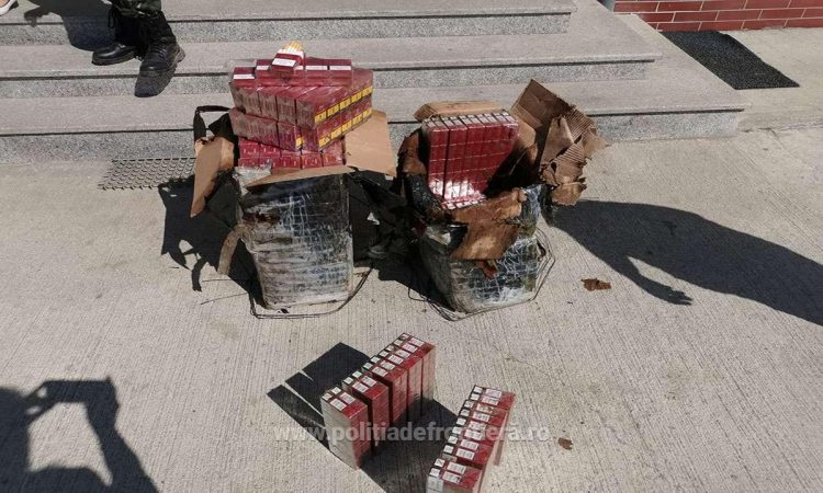 Țigări în valoare de peste 11.000 lei, descoperite la frontiera de nord