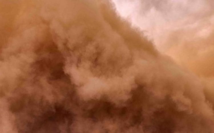 Norul de praf saharian ajunge din nou în România