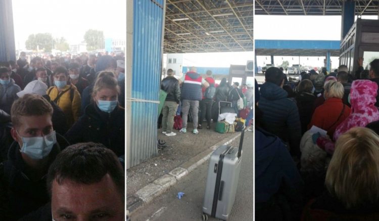 Sute de români blocați în vama Nădlac, la intrarea în țară: „Stăm ore în șir”