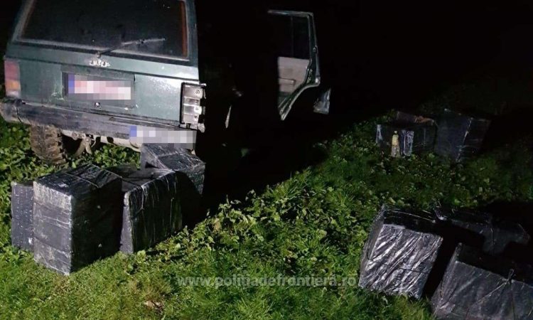 Peste 20.000 pachete cu țigări de contrabandă confiscate la Săpânţa şi Crasna Vişeului – foto