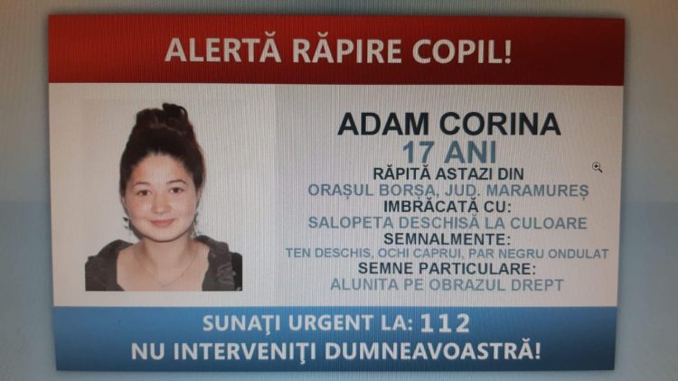 Alertă în județ: O adolescentă din Borșa a fost răpită