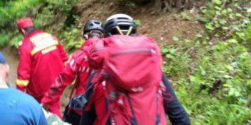 Intervenție a salvamontiștilor maramureșeni la Vișeu – FOTO