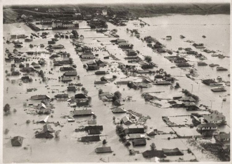 Documentar în imagini: Inundațiile din vara anului 1970