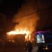 Incendiu la Mesteacăn. Acoperișul din lemn al unui șopron s-a făcut scrum – FOTO