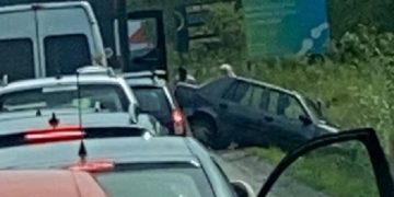 Maşină în şanţ la Recea, din cauza neatenţiei