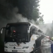 Autocar cu 46 de persoane, cuprins de flăcări!
