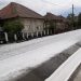 Prăpăd la Ulmeni: grindina a acoperit străzile şi grădinile – GALERIE FOTO