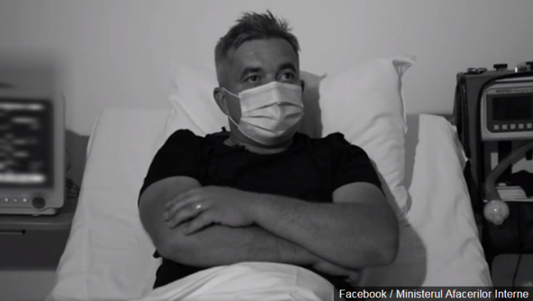 Pompier infectat cu COVID-19: „Dacă mesajul meu va salva măcar o viață, eu sunt cel mai fericit om!”