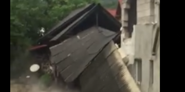 Inundațiile au făcut probleme și la Săliștea de Sus. VIDEO