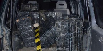 Ţigări de contrabandă în valoare de 82.000 lei, confiscate la frontiera de nord