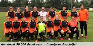Zetea: 50.000 de lei pentru ASOCIAȚIA CLUBUL SPORTIV de FOTBAL FEMININ Baia Mare