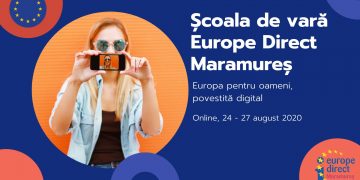 Școala de vară „EUROPE DIRECT 2020” – organizată ONLINE
