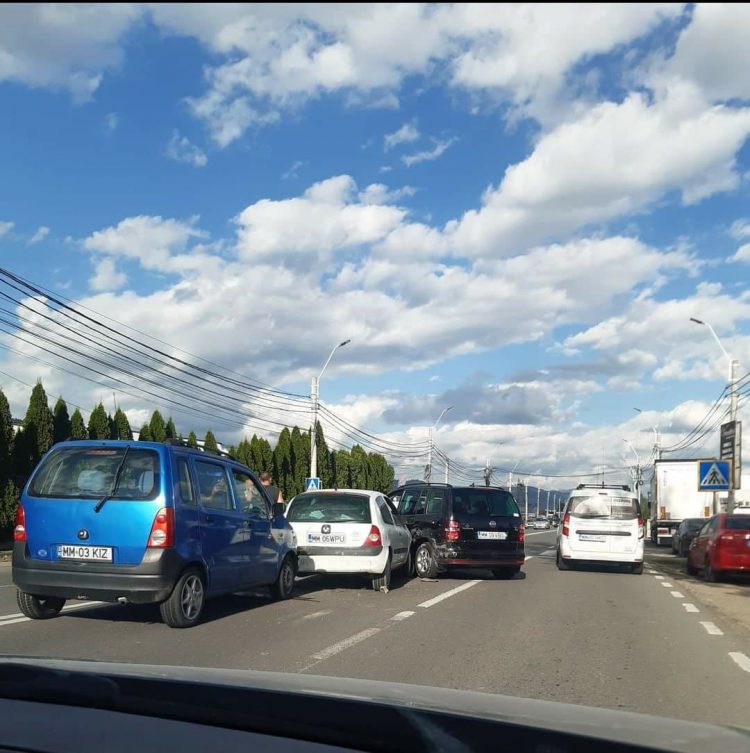 Inconștiența șoferului băimărean. Al treilea accident într-o singură zi