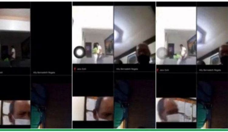 Un angajat al Guvernului, surprins în ipostaze intime cu secretara sa, tocmai în timpul unei ședințe pe ZOOM!