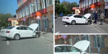 Subprefectul Sălajului s-a urcat băut la volan și a provocat un accident
