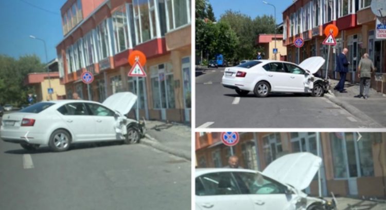 Subprefectul Sălajului s-a urcat băut la volan și a provocat un accident