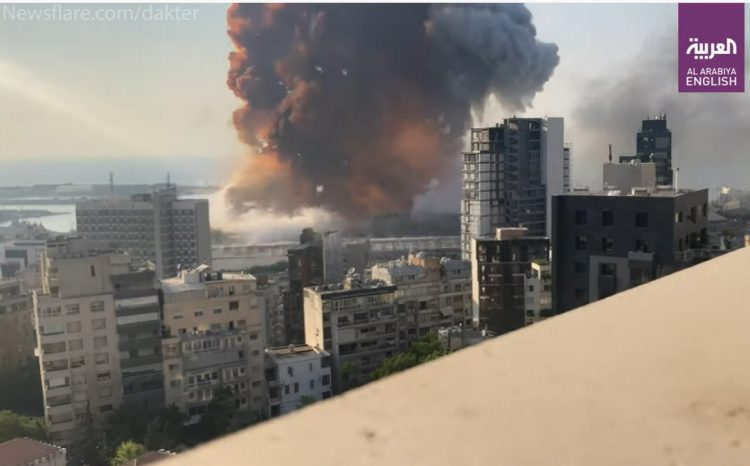 VIDEO inedit ale momentului exploziei din Beirut în slow-motion