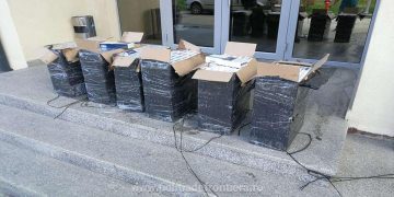 Țigări în valoare de 65.000 lei confiscate la frontiera de nord