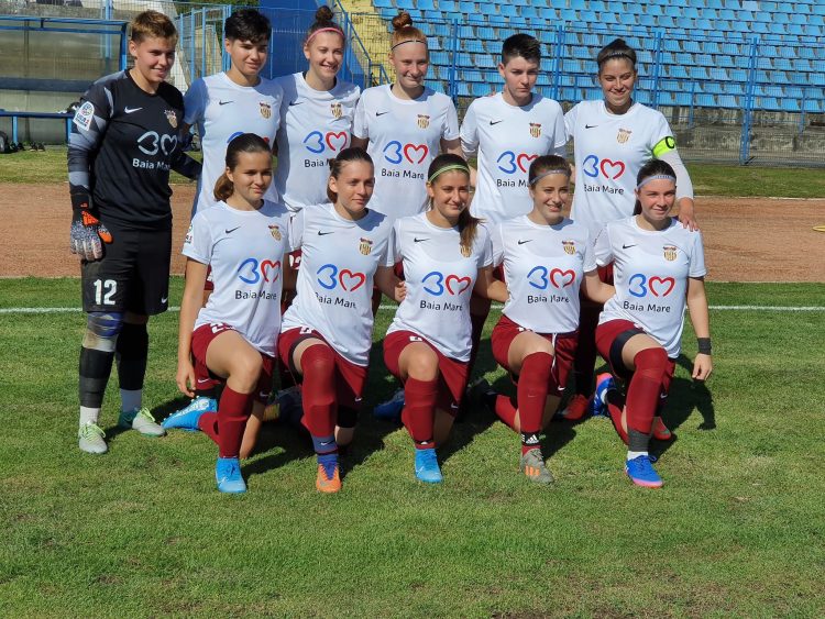 Liga 1: Fotbal Feminin Baia Mare a terminat la egalitate în primul meci oficial