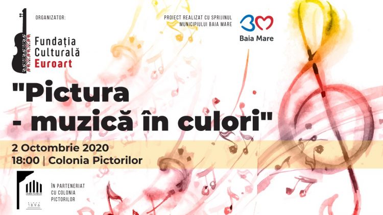 Muzica clasică va răsuna la Colonia Pictorilor. Băimărenii sunt așteptați la concertul eveniment „Pictura – muzică în culori”