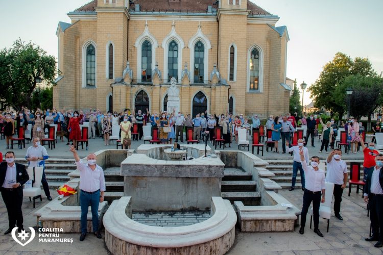 Vasile Moldovan a pornit în cursa pentru Primăria Sighetu Marmației având alături conducerea Coaliției pentru Maramureș