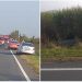 Trafic blocat pe drumul dintre Baia Mare și Satu Mare. Accident spectaculos