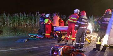 Patru accidente rutiere, pe drumurile din judeţ, soldate cu rănirea a 10 persoane