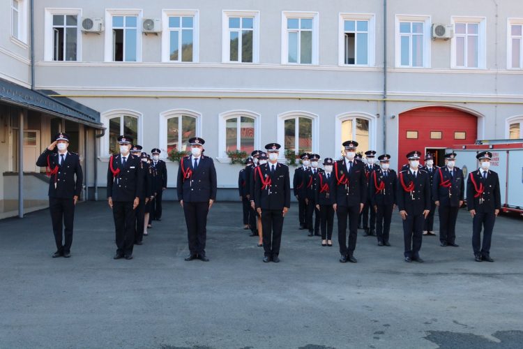 Avansări în grad la ISU Maramureş, prilejuite de Ziua Pompierilor din România
