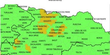 Harta celor trei scenarii în care se încadrează fiecare localitate din România pentru începerea școlii. Care este situaţia în Maramureş