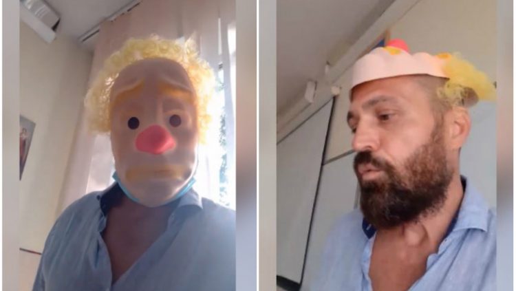 Propagandă anti-mască a unui profesor de sport. Cadrul didactic a fost amendat cu 2.500 de lei