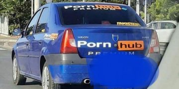 Băimărean amendat pentru act denigrator: a postat pe facebook fotografia unei maşini a SPR, pe care a inserat înscrisuri cu tentă obscenă