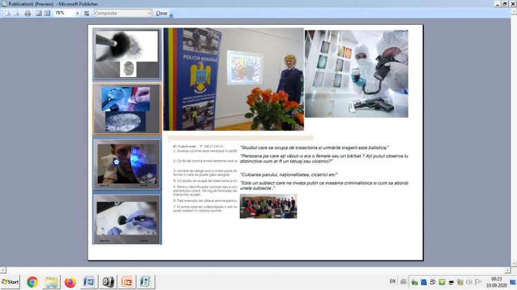 Criminaliştii maramureşeni, în interacţiune virtuală cu elevii şi studenţii băimăreni