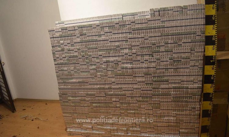 Din nou focuri de armă şi aproximativ 7.000 pachete țigări confiscate la frontiera de nord