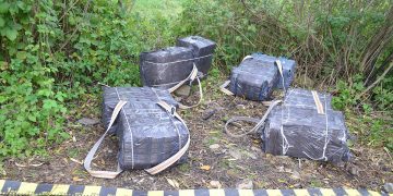 Circa 10.000 pachete țigări confiscate și un cetățean indian depistat la frontiera de nord