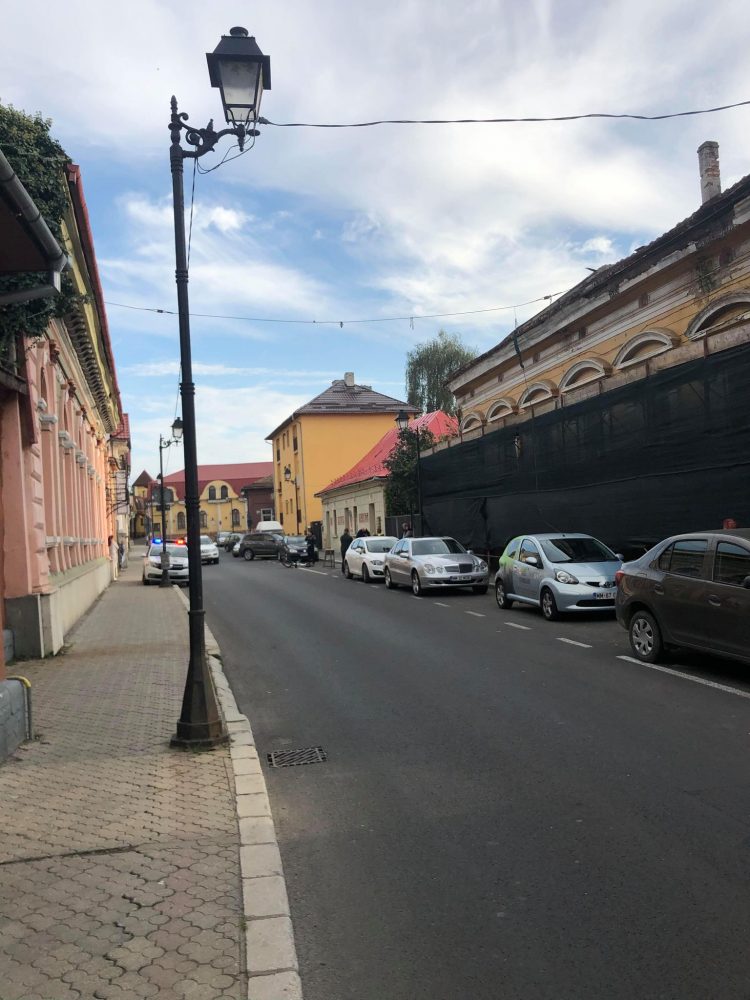 Biciclist lovit pe Strada Crișan